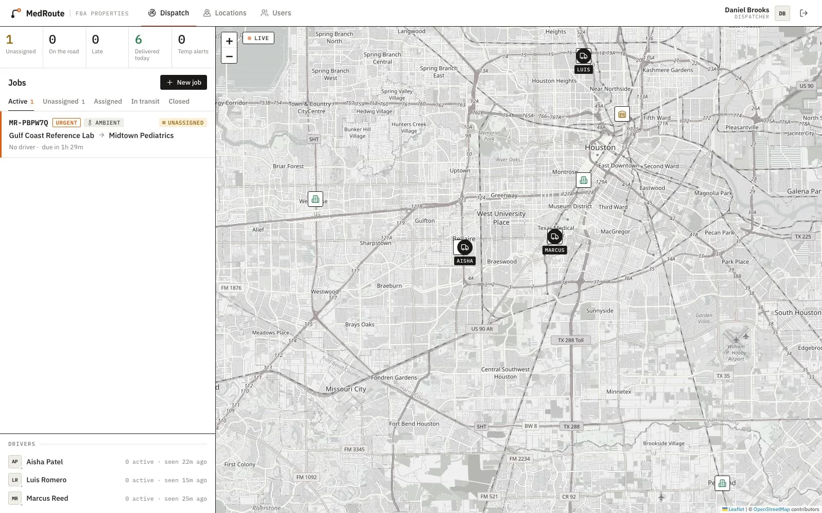 MedRoute screenshot 1