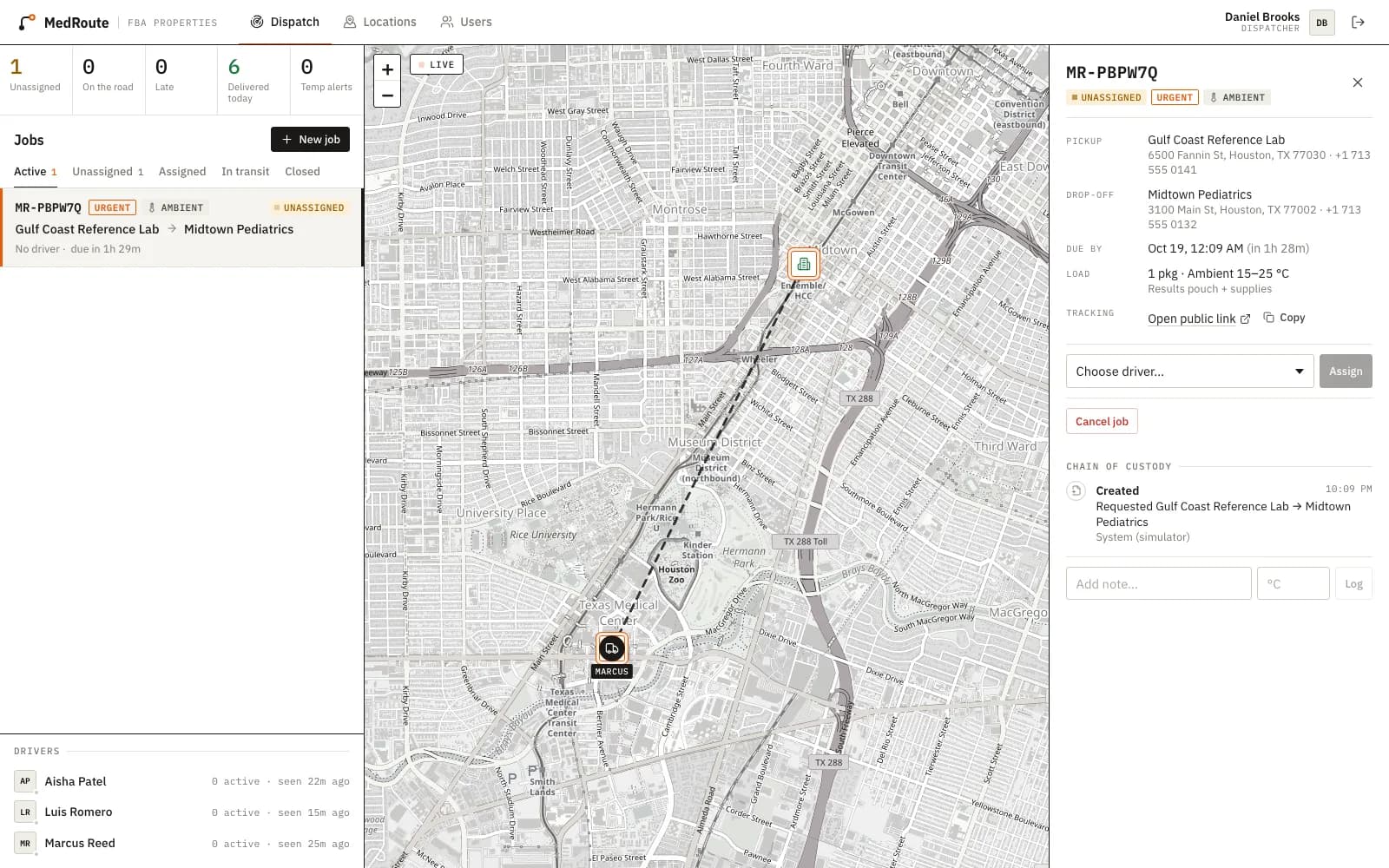 MedRoute screenshot