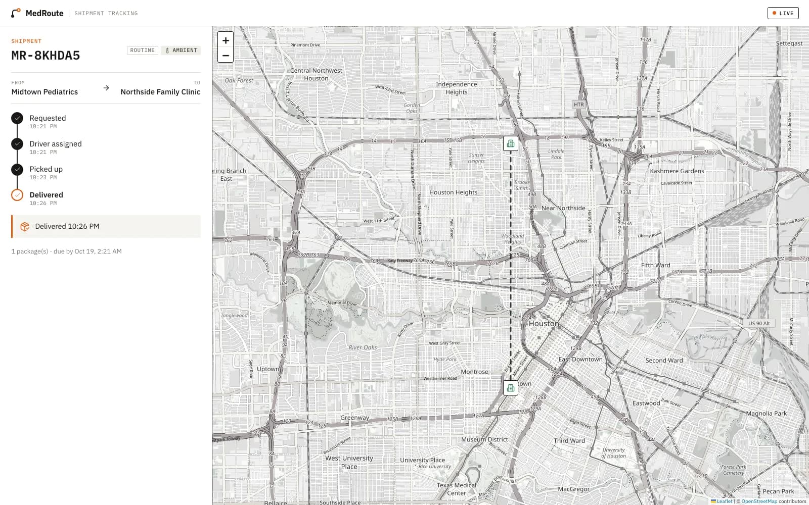 MedRoute screenshot 2